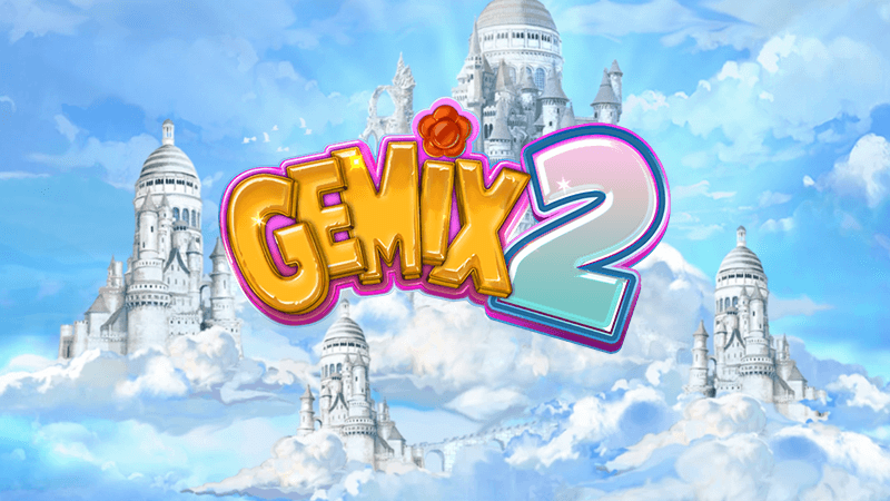 Gemix 2 - Vibrant gem matching puzzle slot game with cascading wins and magical worlds